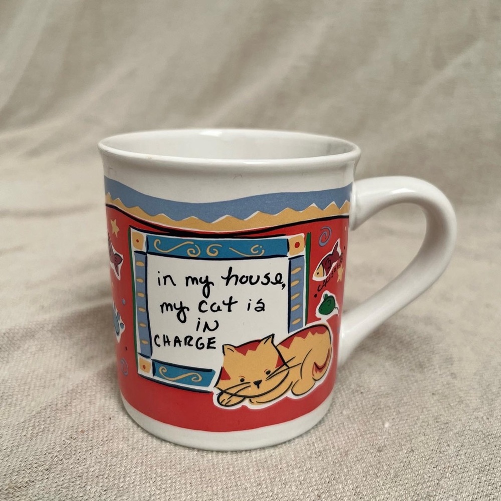 Cat Is In Charge Mug